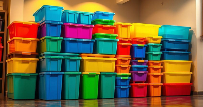 Vantagens das Caixas Plásticas Fechadas para Organização e Armazenamento Vantagens das Caixas Plásticas Fechadas para Organização e Armazenamento